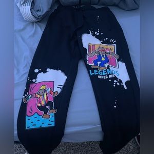 Legends Never Die Rebel Minds Jogger Sweatpants Size Small
